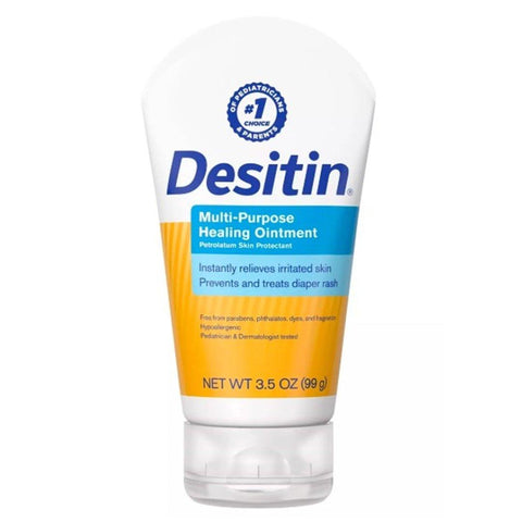 Pomada Desitin Para Tratamento + Prevenção de Assaduras & Multi-Uso Amarela 99G - Desitin Babytunes