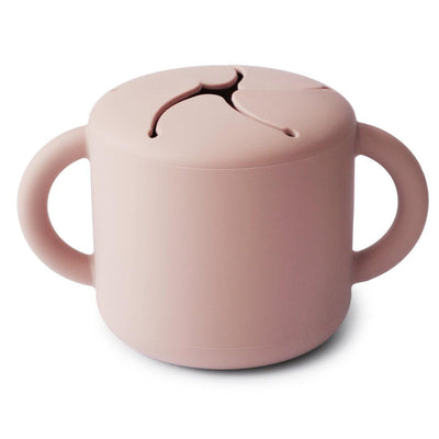 Porta Snack Infantil Mushie Blush - Material Seguro