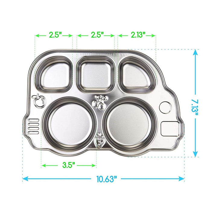 
    Prato Com Divisória Em Inox + Tampa Innobaby - Innobaby Babytunes
  