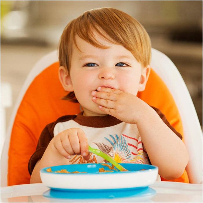 
    Prato Infantil Com Divisórias e Ventosa Munchkin Azul 6M+ - Munchkin Babytunes
  
