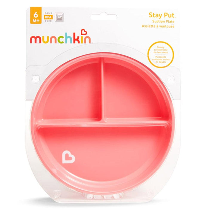 
    Prato Infantil Com Divisórias e Ventosa Munchkin Rosa 6M+ - Munchkin Babytunes
  