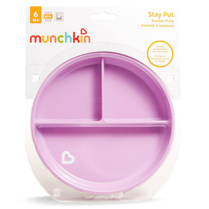 
    Prato Infantil Com Divisórias e Ventosa Munchkin Roxo 6M+ - Munchkin Babytunes
  