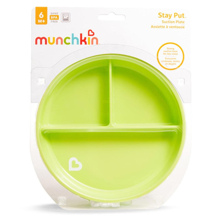 
    Prato Infantil Com Divisórias e Ventosa Munchkin Verde 6M+ - Munchkin Babytunes
  