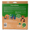 Prato de Bambu Com Divisórias e Ventosas Turminha Guará Azul - Turminha Guará Babytunes