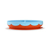 Prato de Silicone Infantil Com Divisórias e Ventosa Yummy Fisher Price Azul - Fisher Price Babytunes