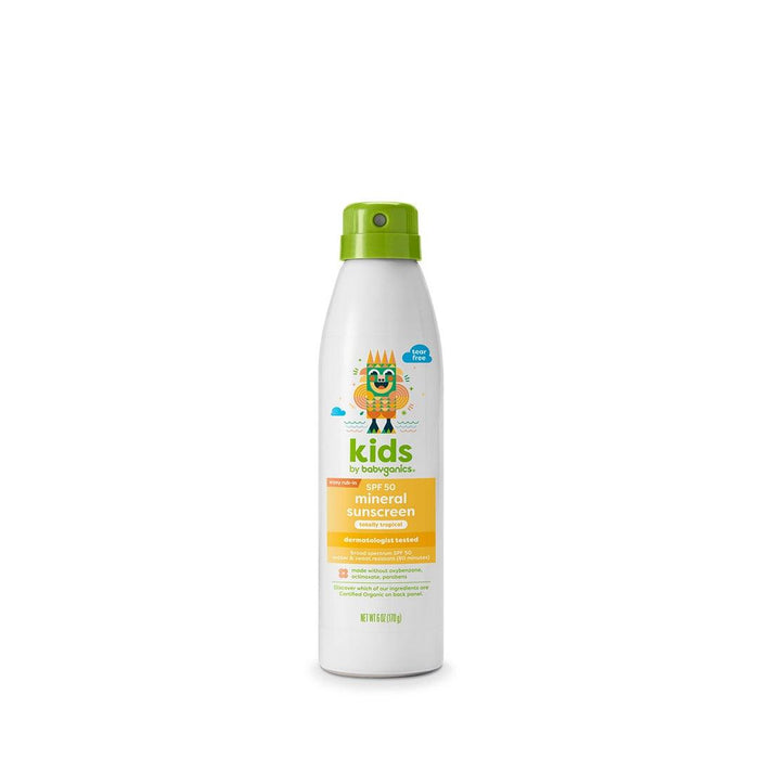 
    Protetor Solar Infantil Babyganics Aerosol Mineral FPS50+ - Babyganics Babytunes
  