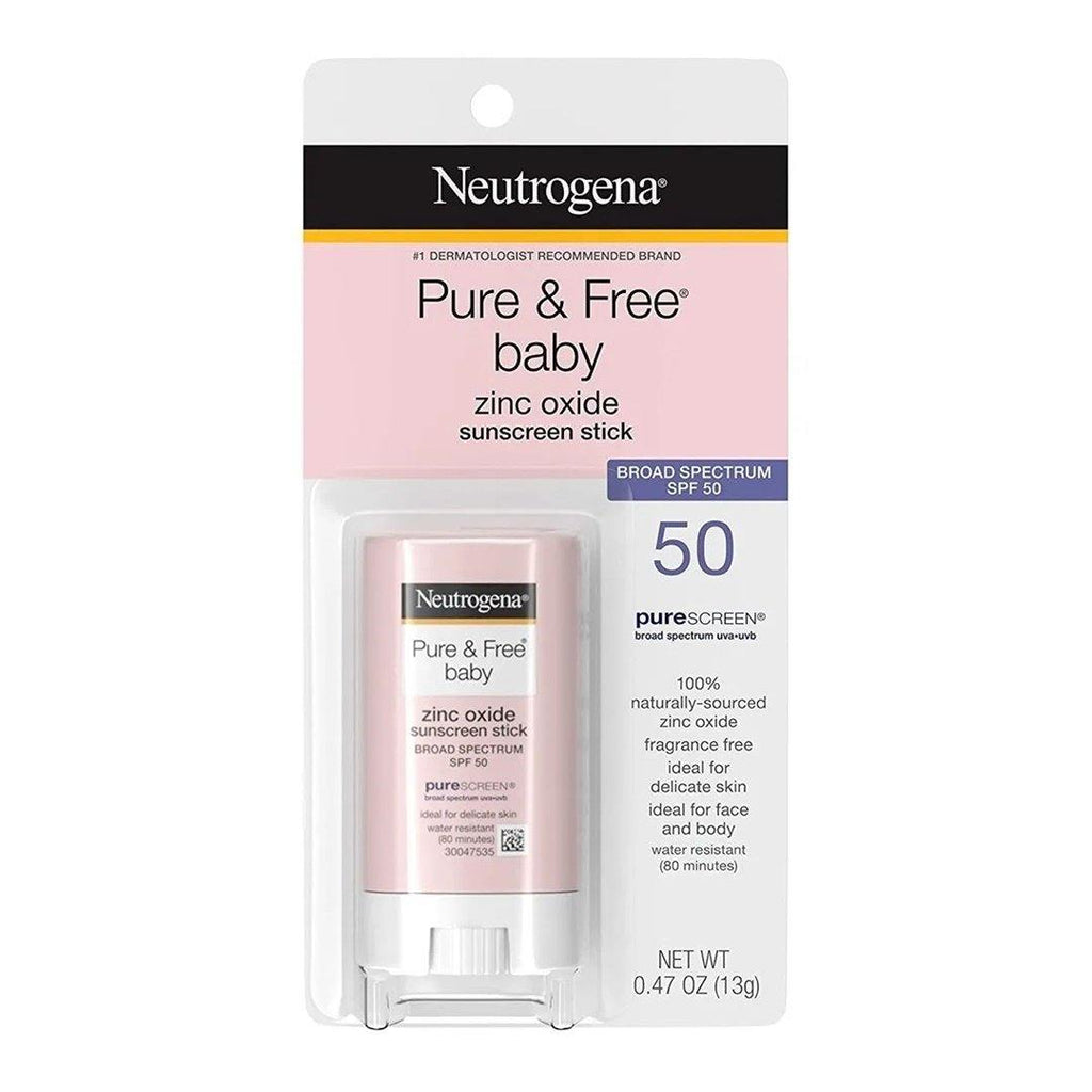 Protetor Solar Neutrogena Pure & Free Baby Bastão 50+ - Neutrogena Babytunes