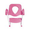 Redutor de Assento Infantil Para Vaso Sanitário Com Degrau Rosa - Clingo - Clingo Babytunes