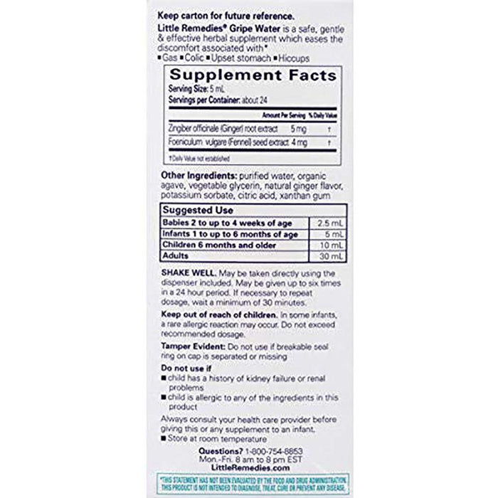 
    Remédio Homeopático Little Remedies Gripe Water - Little Remedies Babytunes
  
