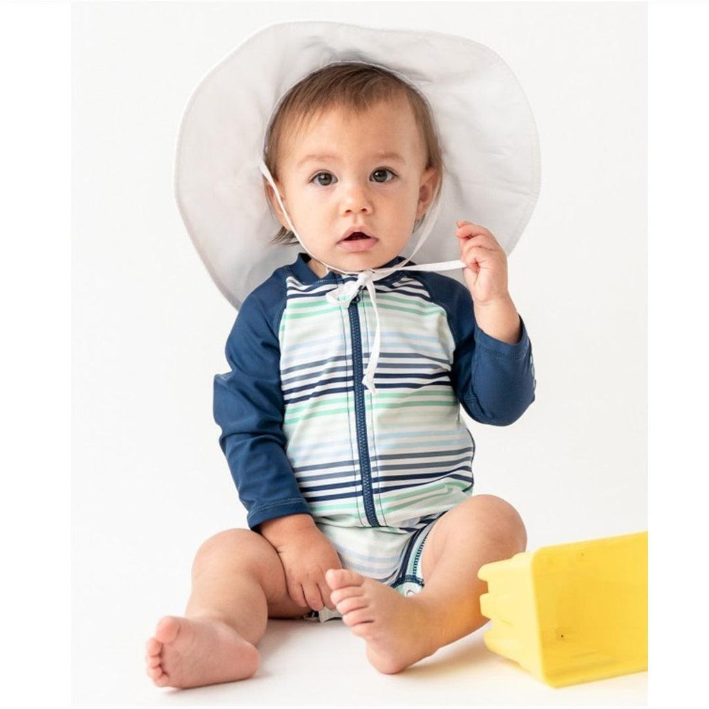 Roupa De Banho Infantil Ruggedbutts Coastal Stripes FPS50+ - Ruggedbutts Babytunes