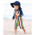 Roupa De Banho Infantil Ruggedbutts Stripe Sunset FPS50+ - Ruggedbutts Babytunes