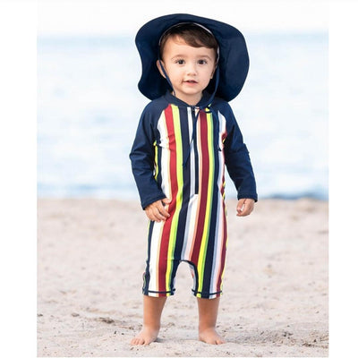 Roupa De Banho Infantil Ruggedbutts Stripe Sunset FPS50+ - Proteção Solar FPS50+