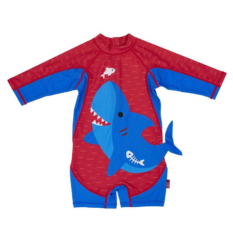 Roupa de banho Infantil Zoocchini UPF50+ Tubarão - Zoocchini Babytunes