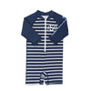 Roupa De Banho Ruggedbutts Striped Navy FPS50+ - Ruggedbutts Babytunes
