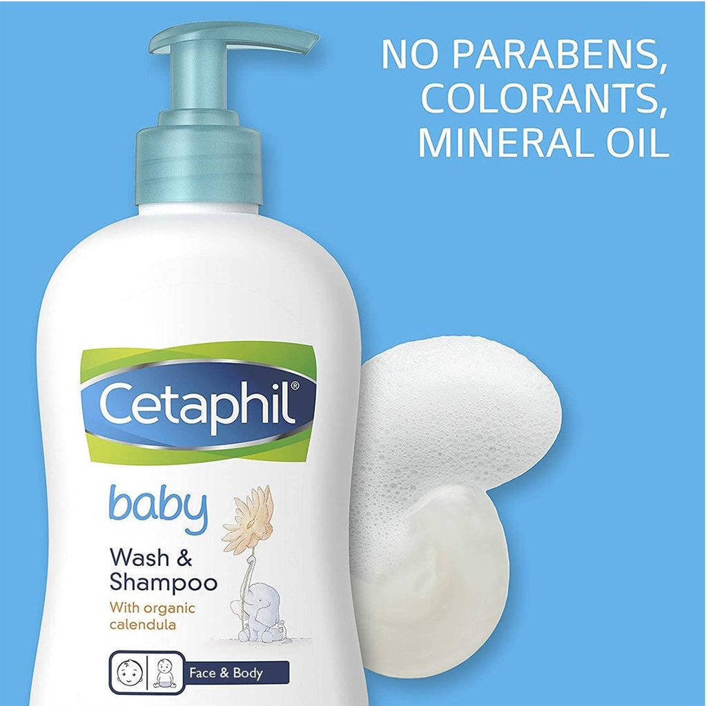 Shampoo 2 Em 1 Cetaphil Baby 399ml - Cetaphil Babytunes