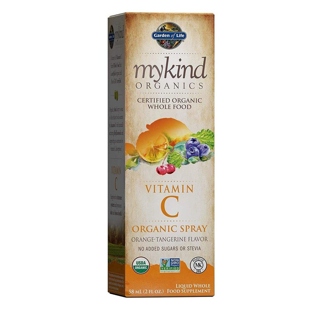 Spray De Vitamina C Orgânica Garden of Life Orange 58ML - Garden of Life Babytunes