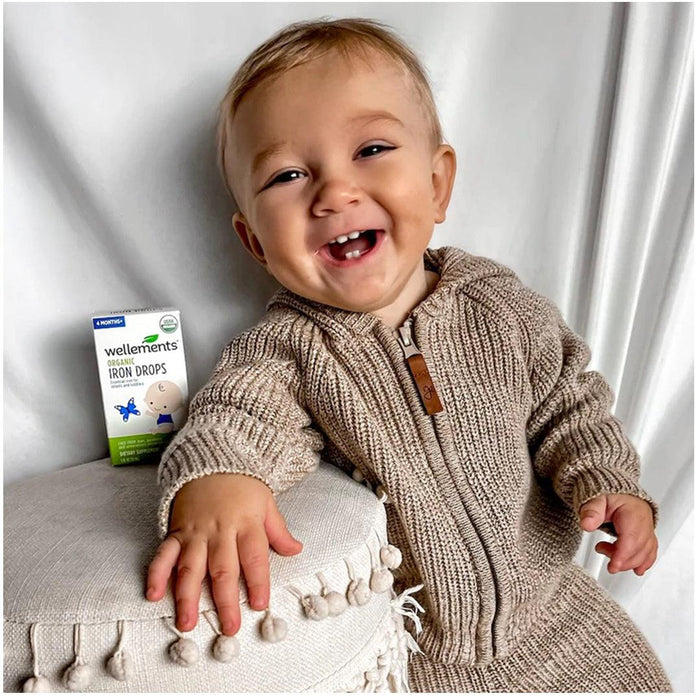 
    Suplemento de Ferro Orgânico em Gotas Para Bebês Wellements 4M+ - Wellements Babytunes
  