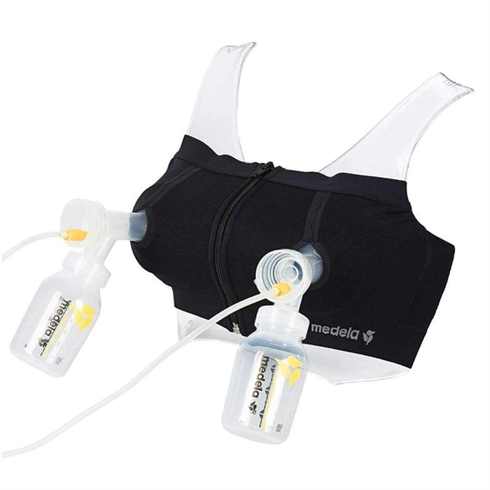 
    Sutiã Para Bomba Extratora de Leite Medela Dupla Preto - Medela Babytunes
  