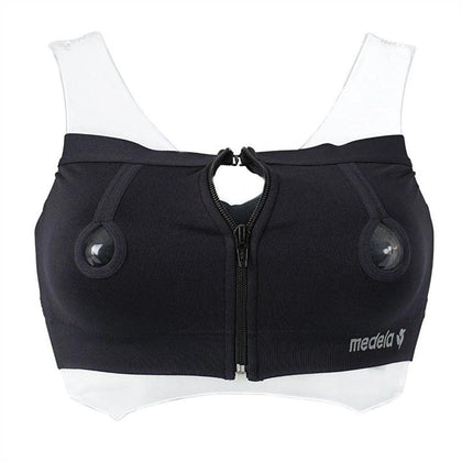 Sutiã Para Bomba Extratora de Leite Medela Dupla Preto - Medela Babytunes
