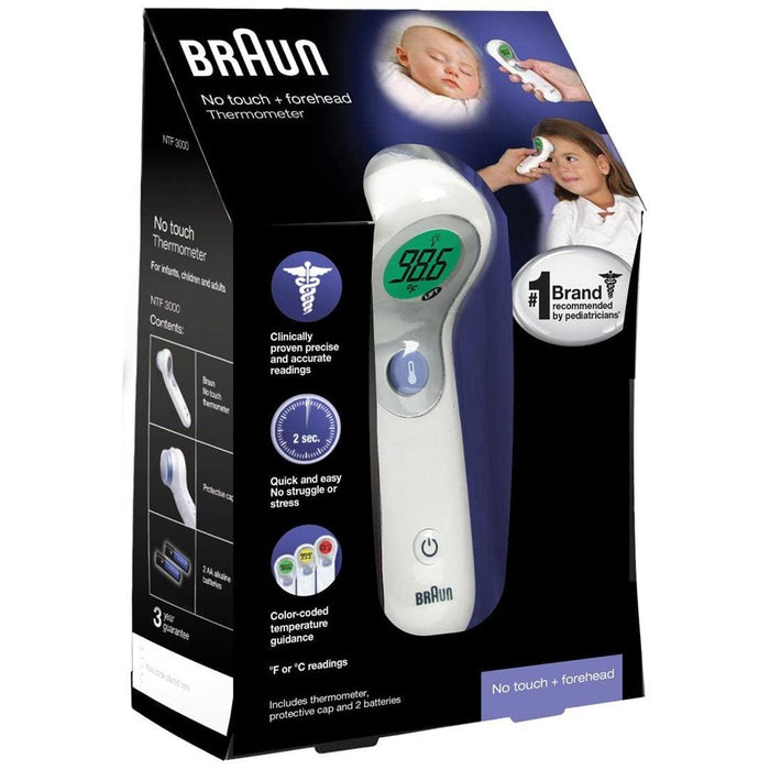 
    Termômetro Digital De Testa Braun NTF3000US - Braun Babytunes
  