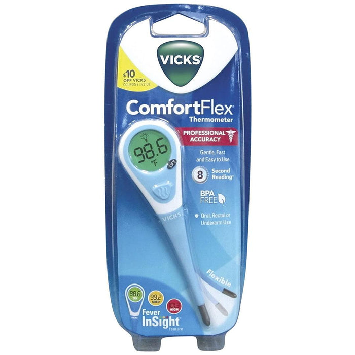 
    Termômetro Infantil Flexível Digital Vicks ComfortFlex - Vicks Babytunes
  