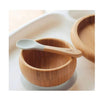 Tigela de Bambu Com Ventosa + Colher Avanchy Cinza - Avanchy Babytunes