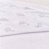 Toalha com Capuz Infantil de Algodão Pima Babycottons Corujinha Azul - Babycottons Babytunes
