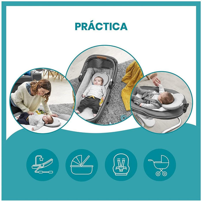 
    Travesseiro Infantil Para Plagiocefalia Babymoov Cinza - Babymoov Babytunes
  