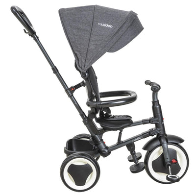Triciclo Infantil Evolution Kiddo Melange Preto - Capota