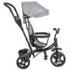 Triciclo Infantil Giratório de 360° Kiddo Cinza - Kiddo Babytunes