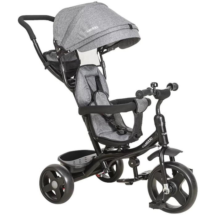 
    Triciclo Infantil Giratório de 360° Kiddo Cinza - Kiddo Babytunes
  