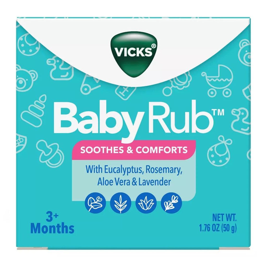 Vicks BabyRub Pomada Descongestionante Para Bebês – Babytunes