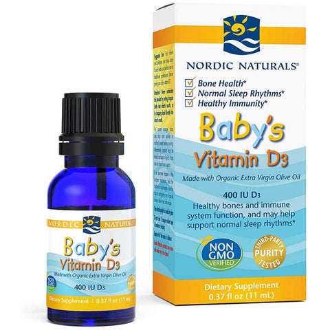 Vitamina D3 Nordic Naturals Baby's 11ML - Nordic Naturals Babytunes